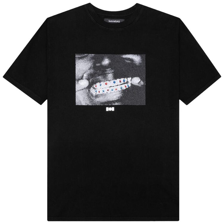 Nahmias x Kodak Crystal Grillz T Shirt Black