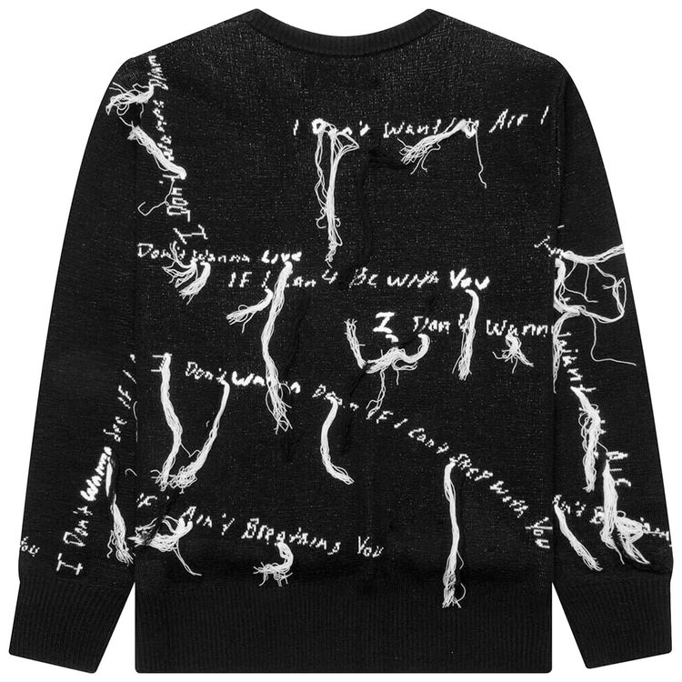 Nahmias x Kodak Knit Lyric Crewneck Black