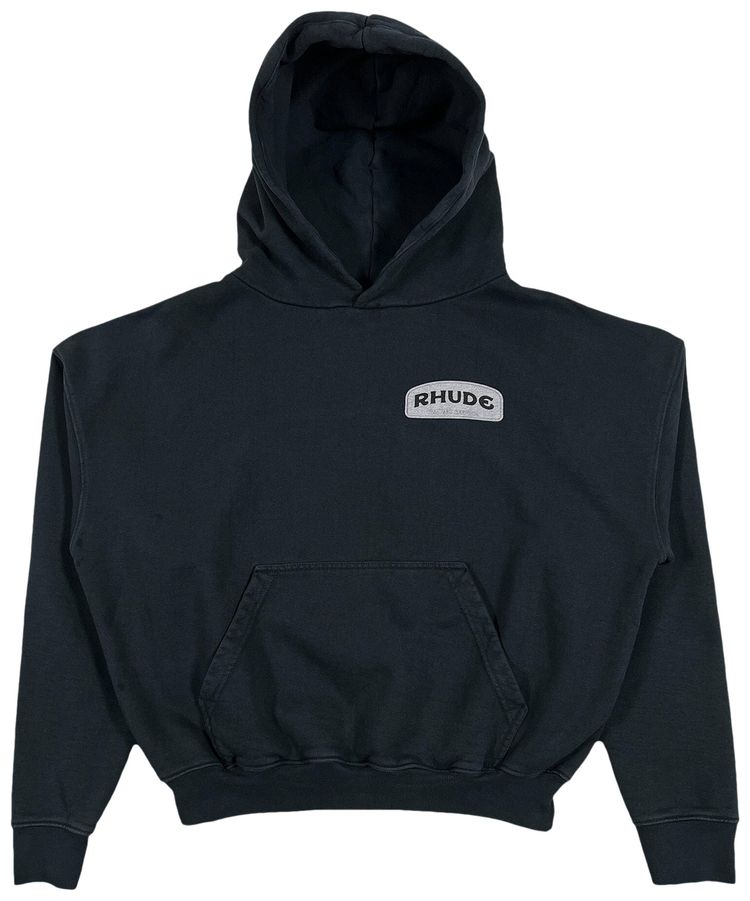 Rhude Supercross Hoodie Vintage Black