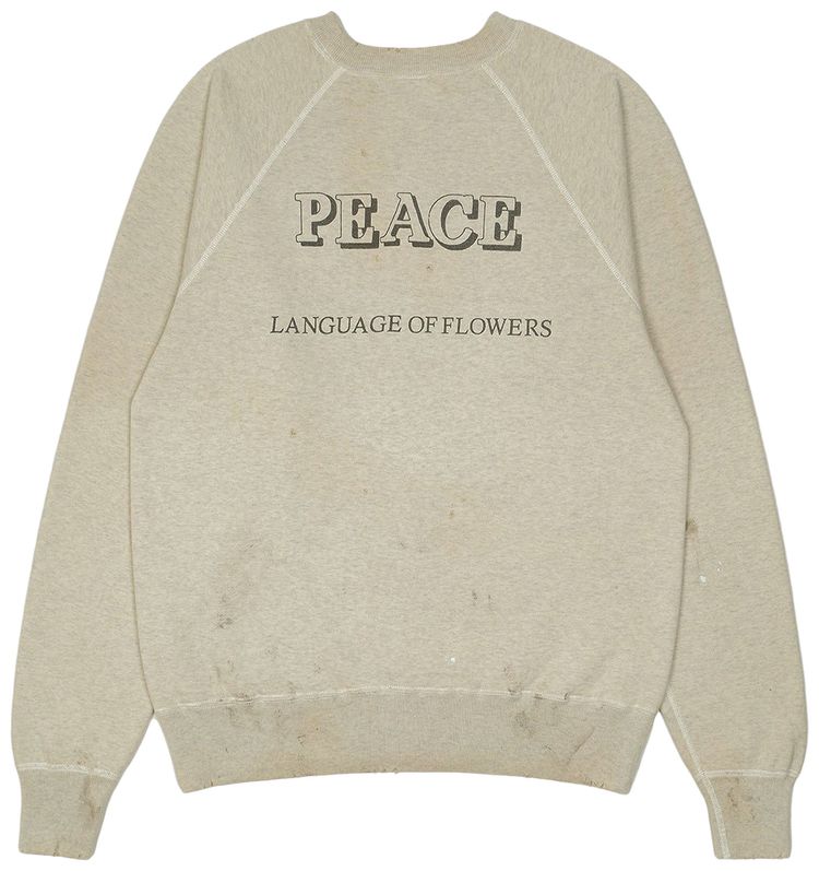 SAINT Mxxxxxx Daisy Crewneck Sweatshirt Grey