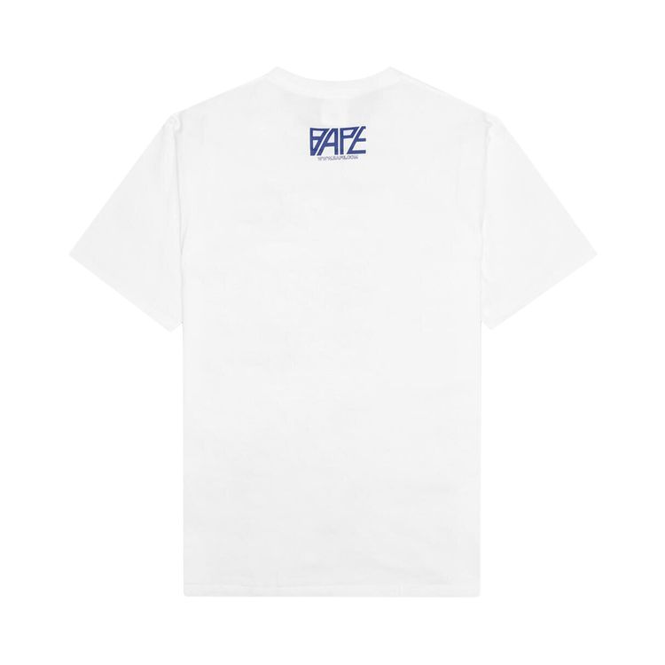 BAPE Logo Monogram Tee White