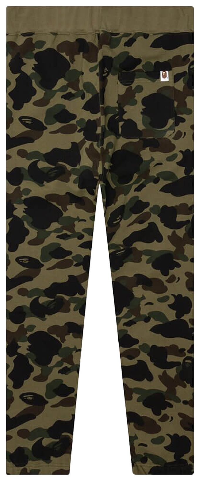 BAPE 1st Camo Wide Fit Sweat Pants Green