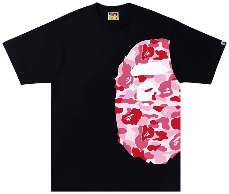 BAPE ABC Camo Side Big Ape Head Tee BlackPink