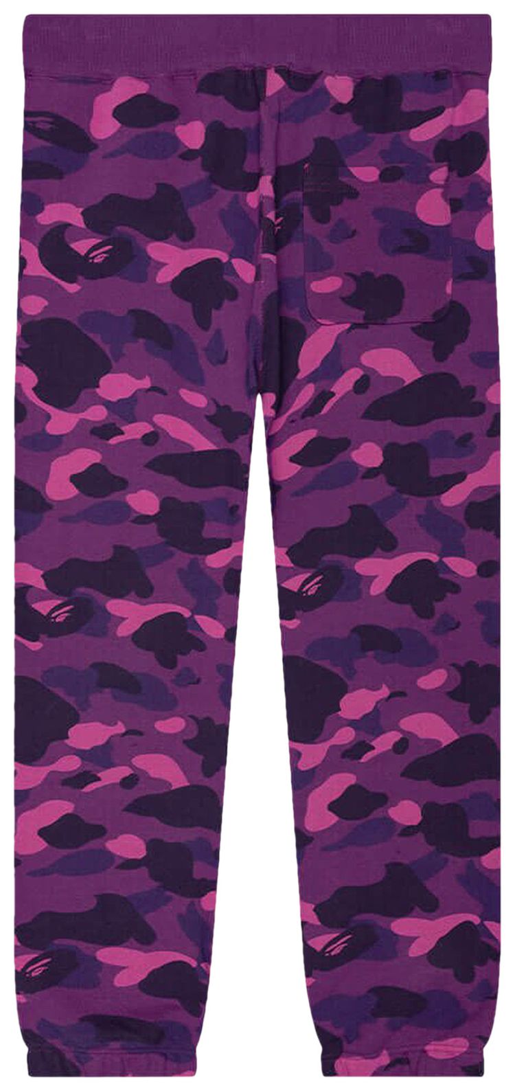 BAPE Color Camo Wide Fit Sweat Pants Purple