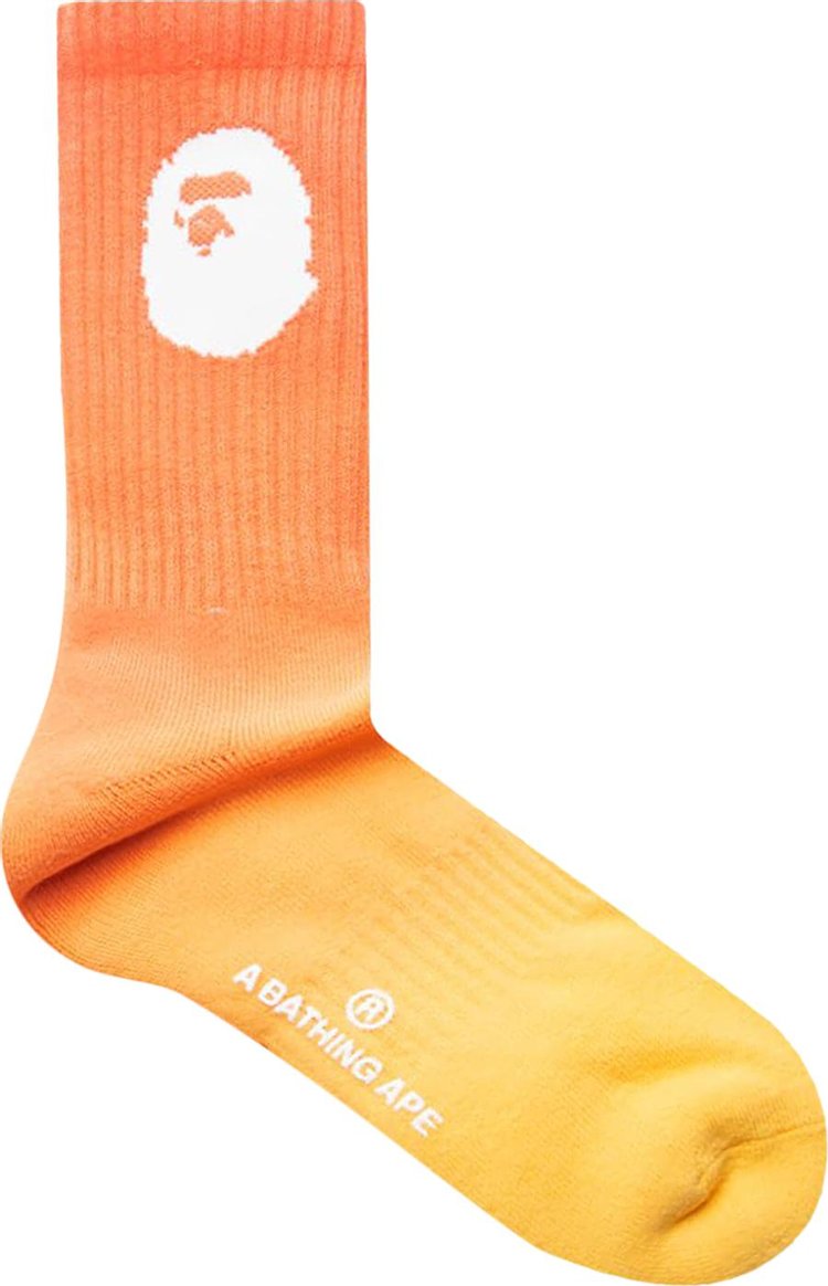 BAPE Gradation Socks Orange