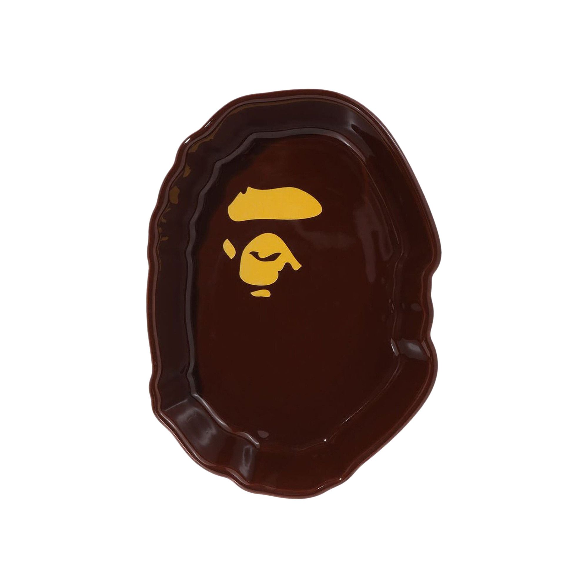 Buy BAPE Ape Head Tray 'Brown' - 1J30 192 007 BROWN | GOAT