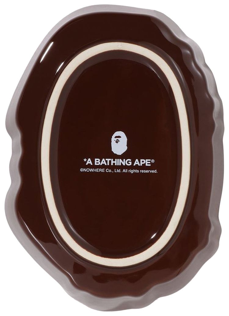 BAPE Ape Head Tray Brown