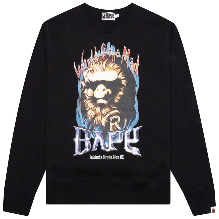 BAPE Ape Head Crewneck Black