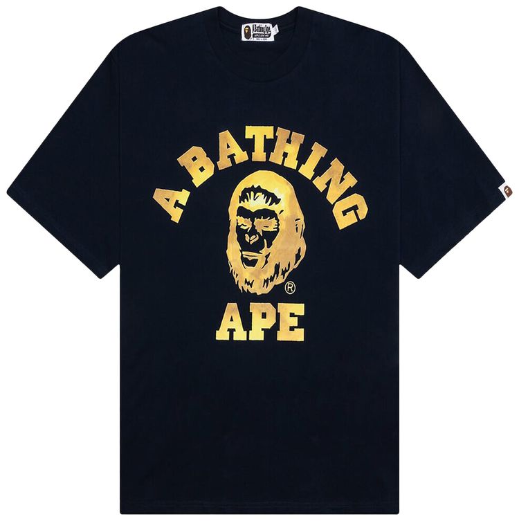 BAPE College Graphic Tee Navy