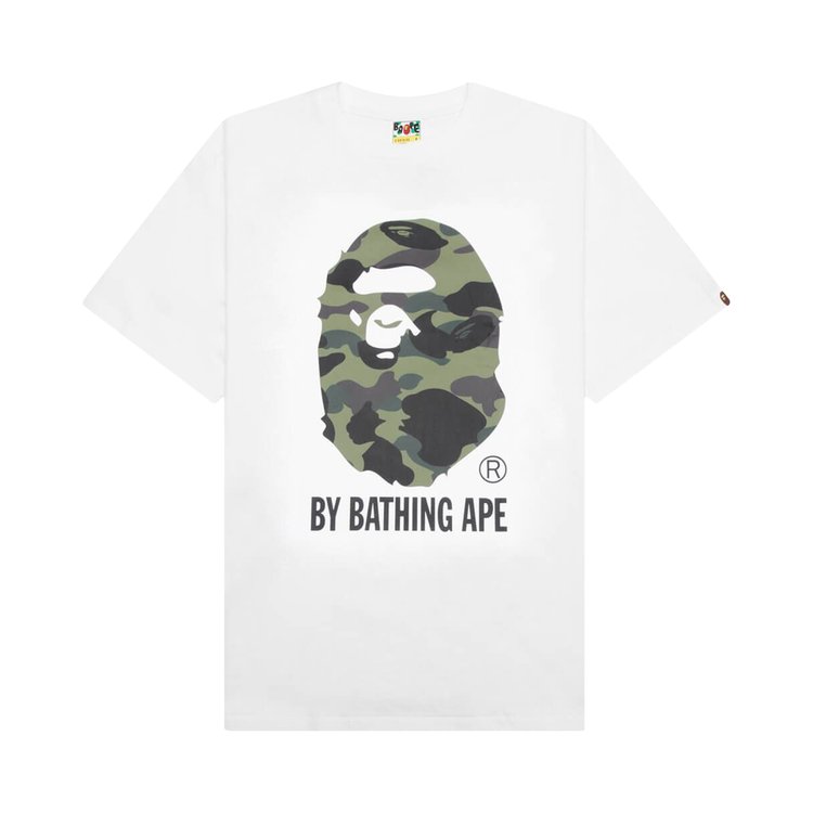 BAPE 1st Camo By Bathing Ape Tee 'White/Green'