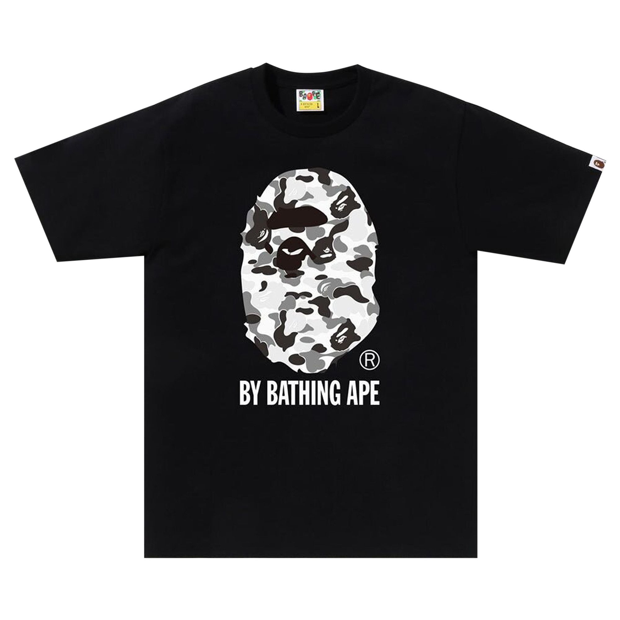 Buy BAPE ABC Camo By Bathing Ape Tee 'Black/Grey' - 1J80 110