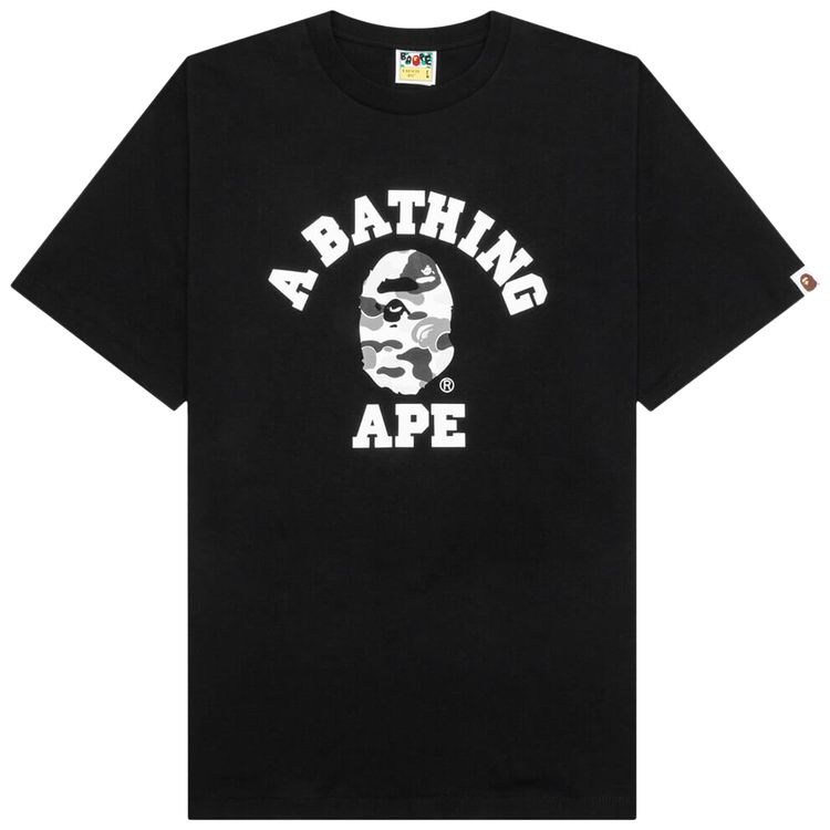 BAPE ABC Camo College Tee BlackGrey