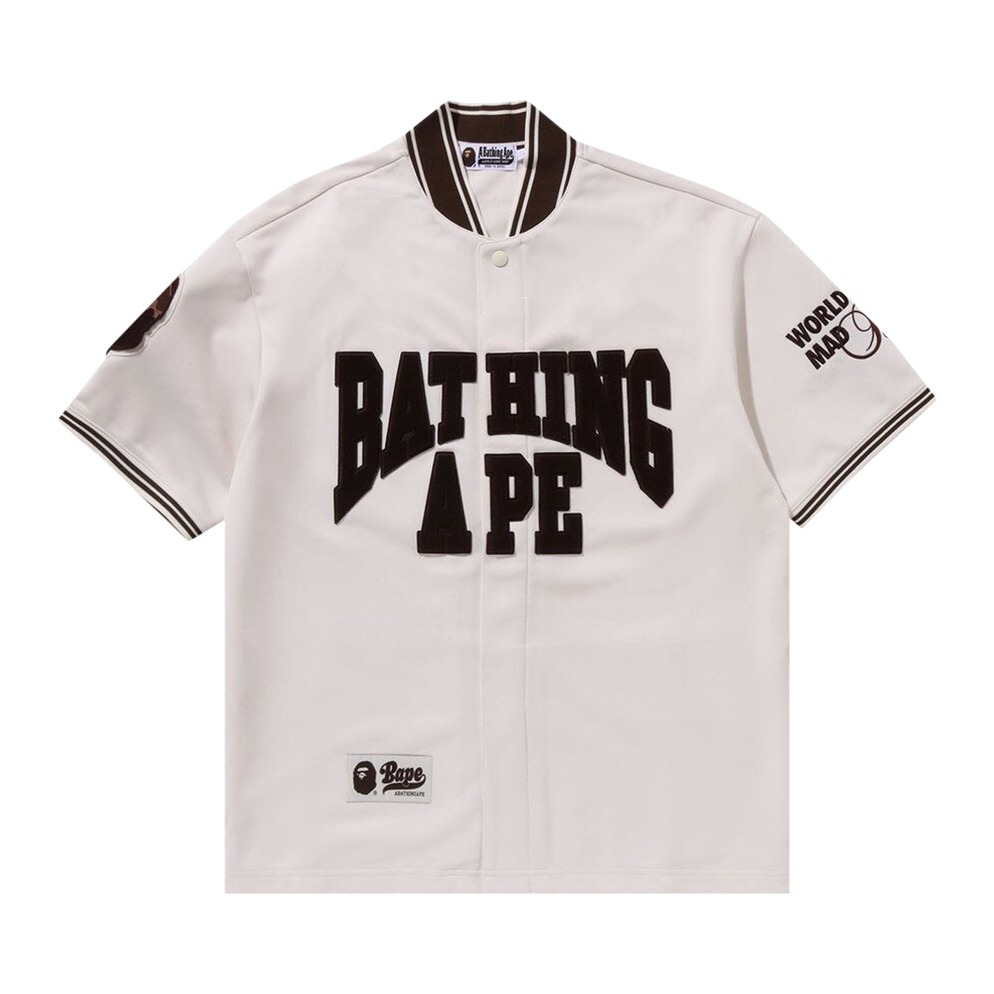 BAPE Baseball Shirt (2022) Ivory