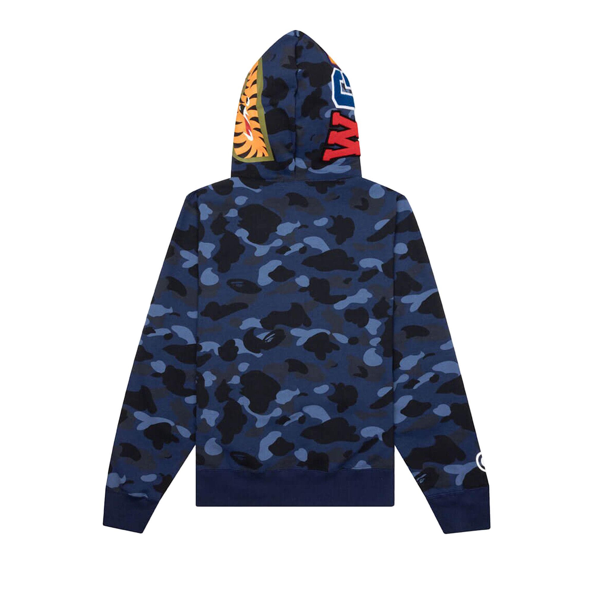 Buy BAPE Camo Shark Full Zip Hoodie 'Navy' - 1G20 115 009 NAVY | GOAT