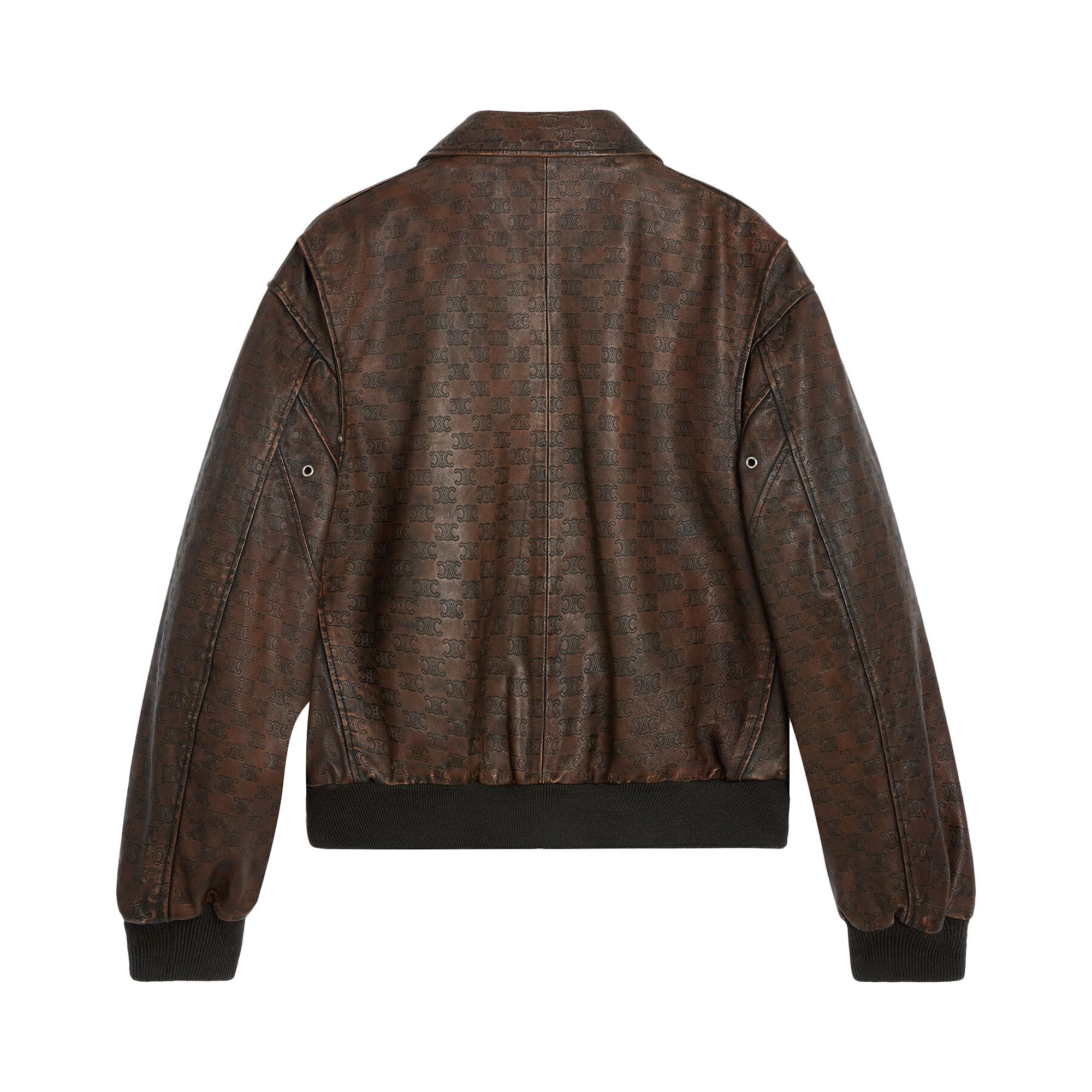 Buy CELINE Oversized Aviator Jacket Dark Brown 2EG34599P 19BS GOAT CA