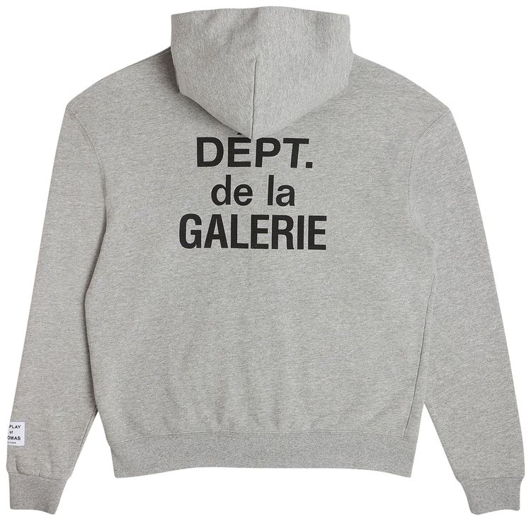 Gallery Dept French Zip Hoodie Heather Grey