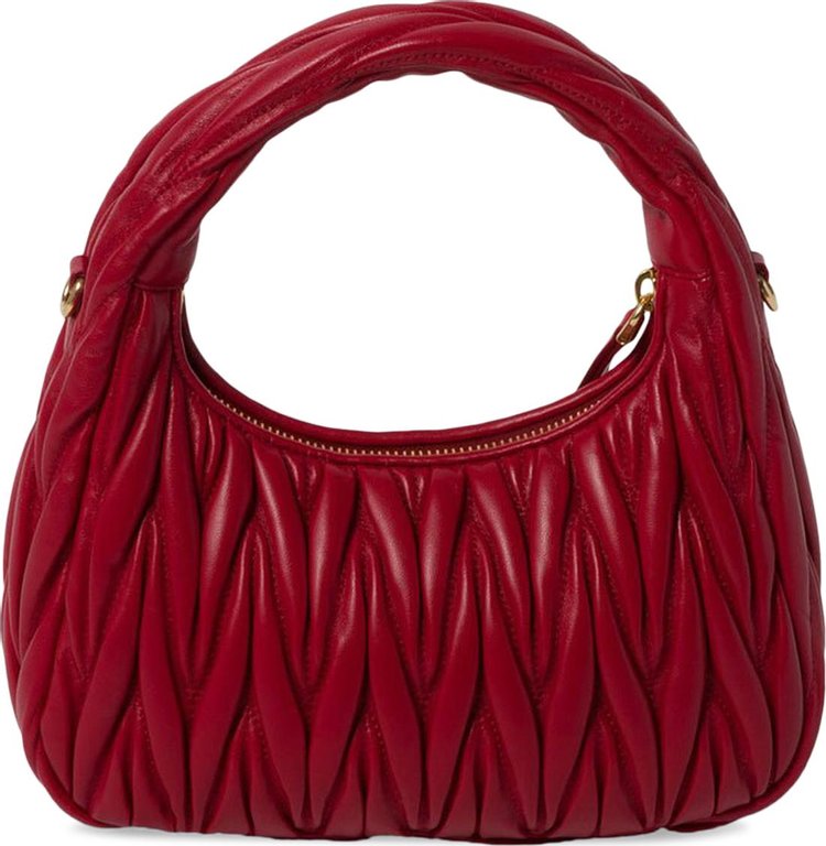 Miu Miu Mini Hobo Bag Rosso