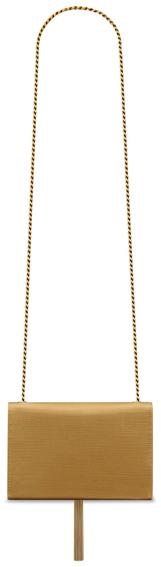 Saint Laurent Small Kate Leather Shoulder Bag Sahara Beige