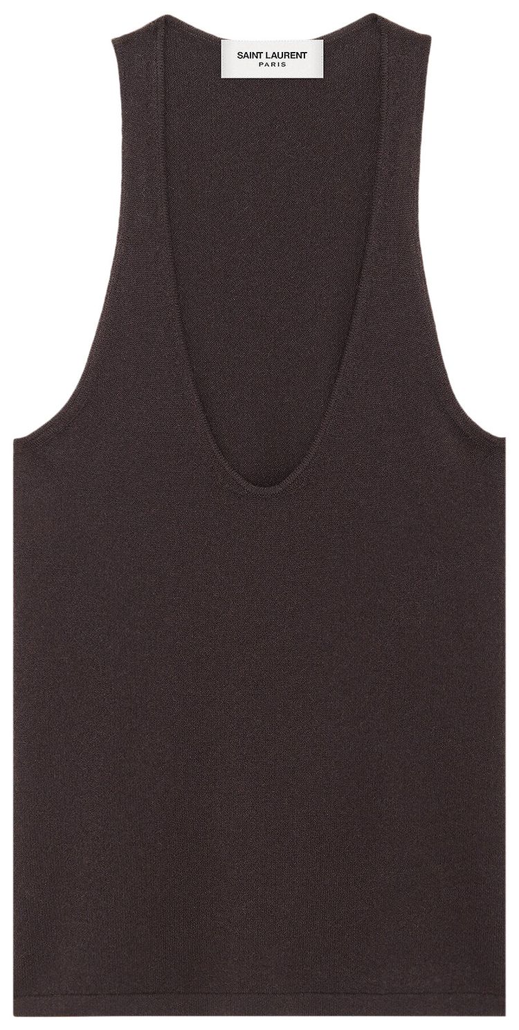 Saint Laurent Tank Top Chataigne