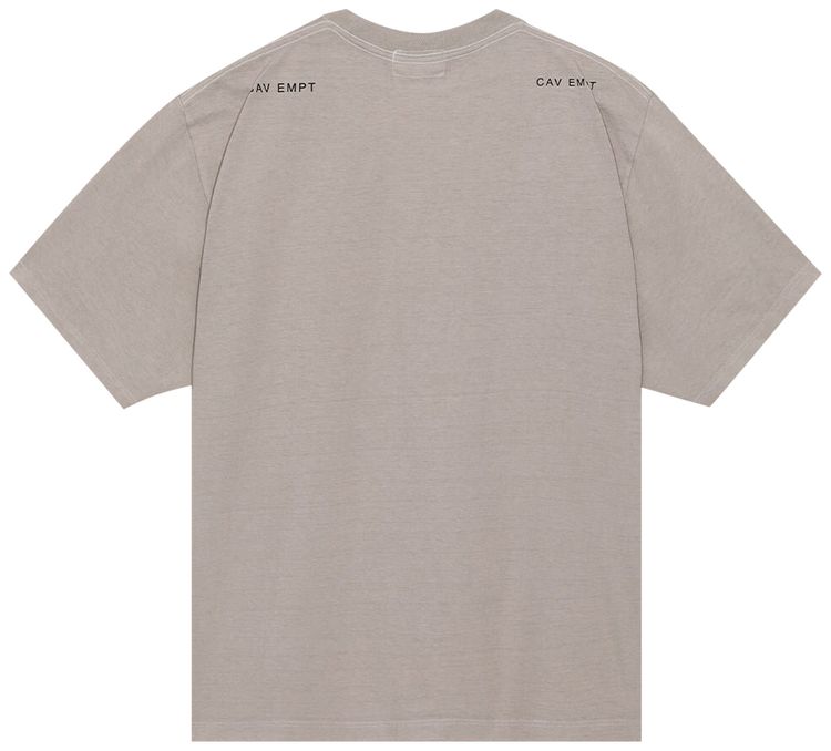 Cav Empt Overdye Useless Energy Tee Grey