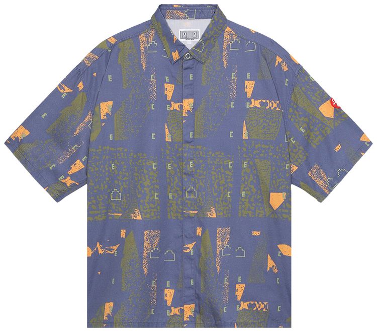 Cav Empt E C E C Short Sleeve Shirt Navy
