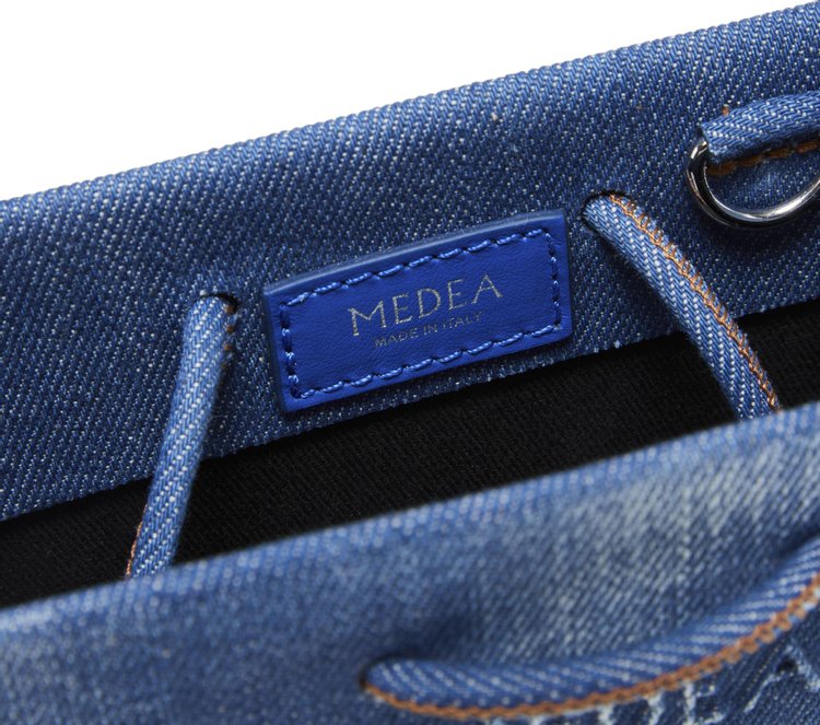 Medea Short Denim Bag Blue