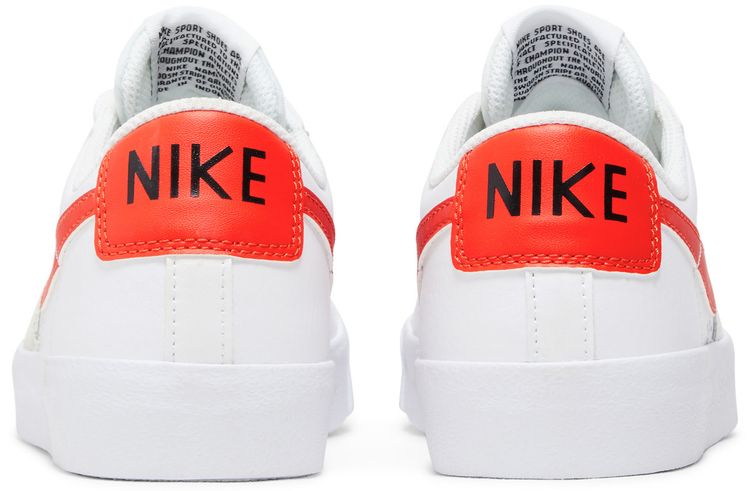 Nike Blazer Low 77 GS White Team Orange