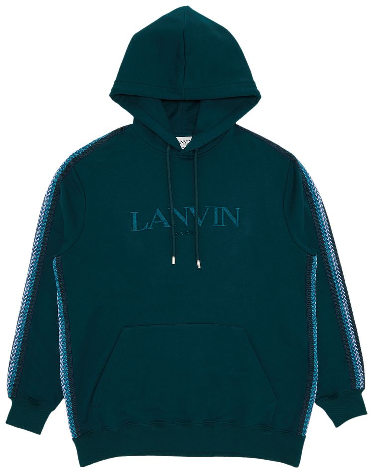 Lanvin Side Curb Oversized Hoodie Dragon