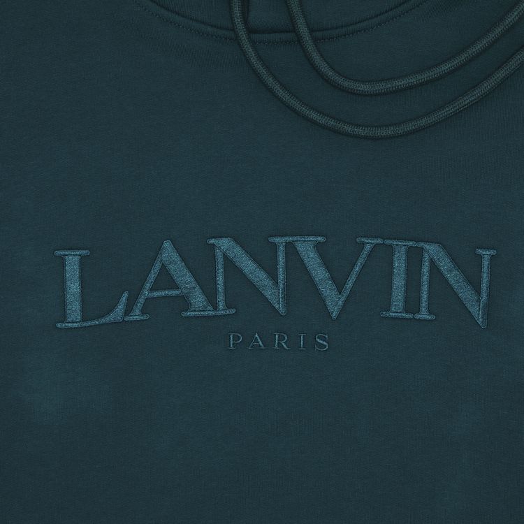 Lanvin Side Curb Oversized Hoodie Dragon