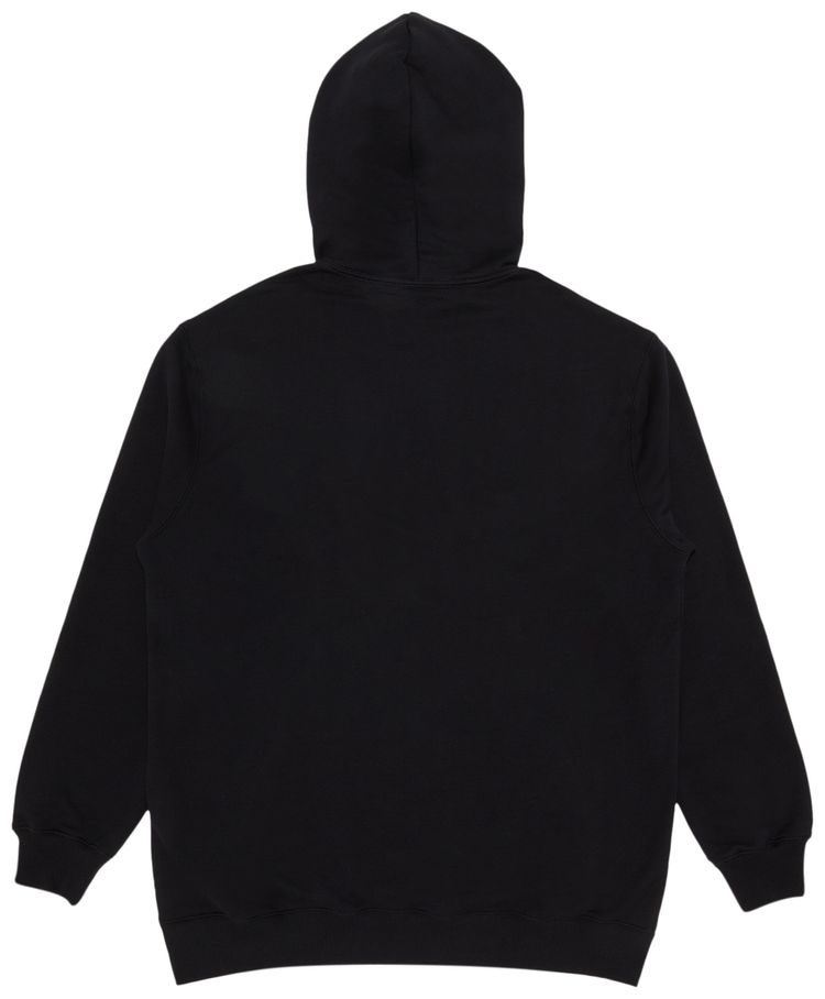 Lanvin Puffer Paris Oversized Hoodie Black