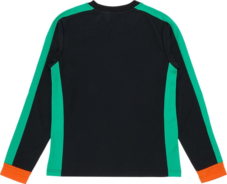 Wales Bonner Commune Long Sleeve Tee BlackGreenOrange