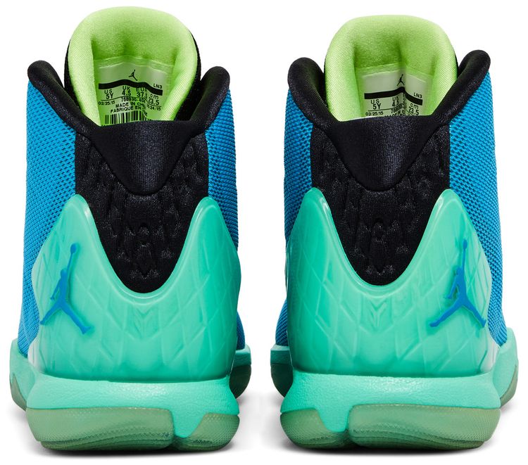 Air Jordan SuperFly 4 BG Blue Lagoon Green Glow