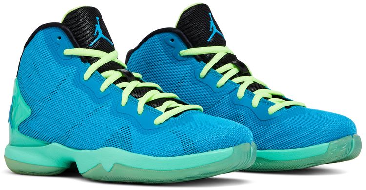 Air Jordan SuperFly 4 BG Blue Lagoon Green Glow