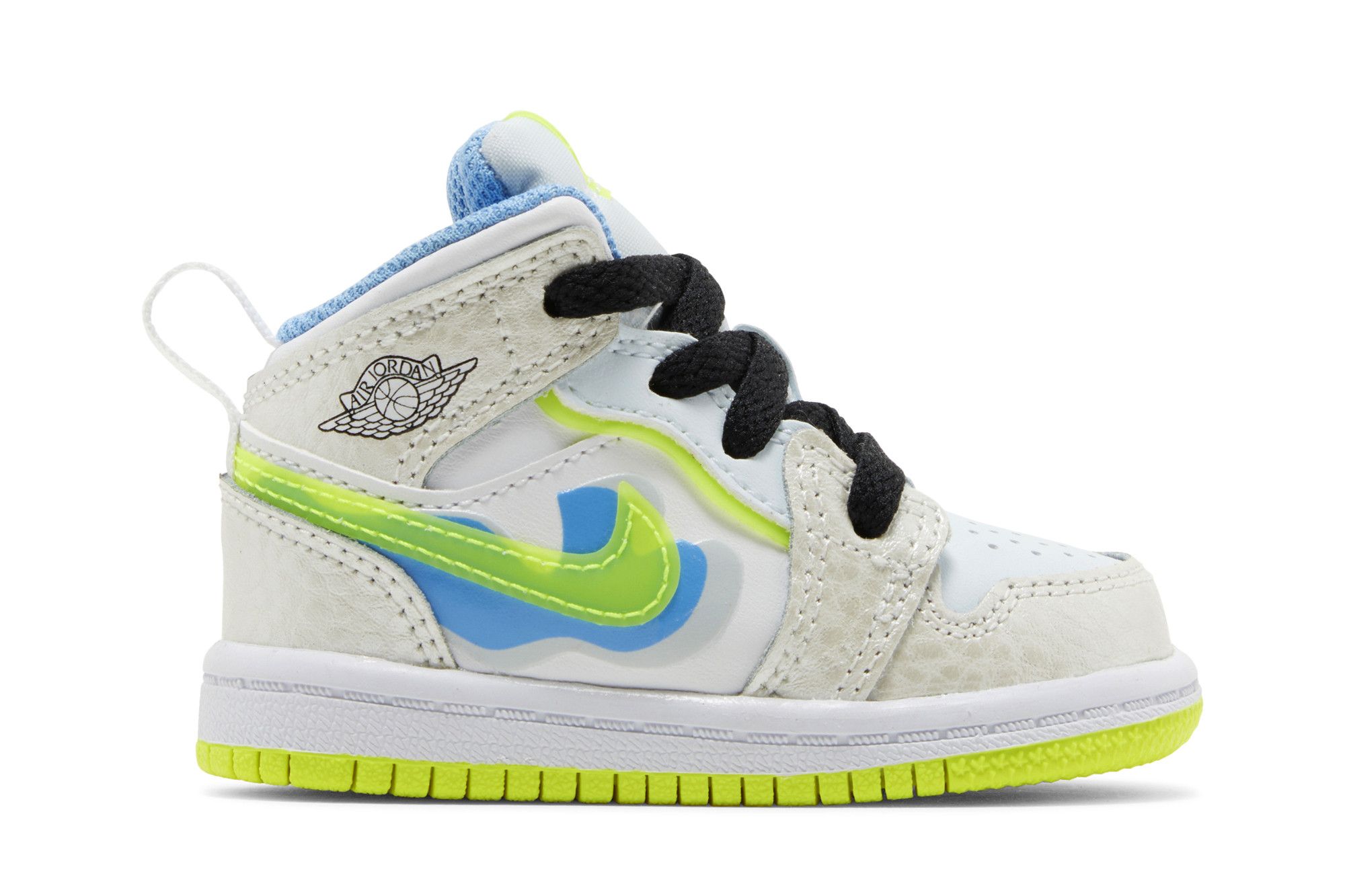 Buy Air Jordan 1 Mid SE TD 'Warped Swoosh' - DV1322 017 | GOAT