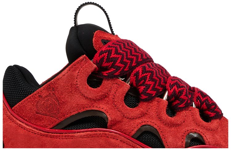 Lanvin Wmns Curb Sneakers Poppy Red Black