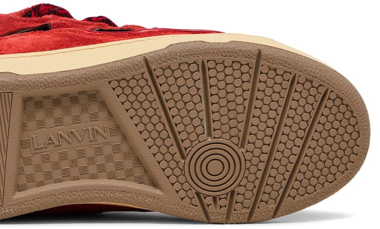 Lanvin Wmns Curb Sneakers Poppy Red Black