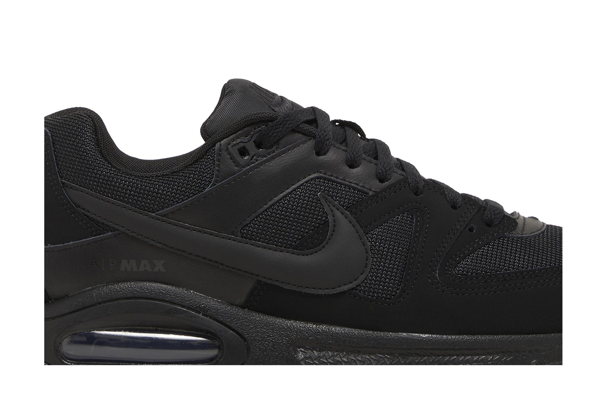 Nike air max command triple black best sale