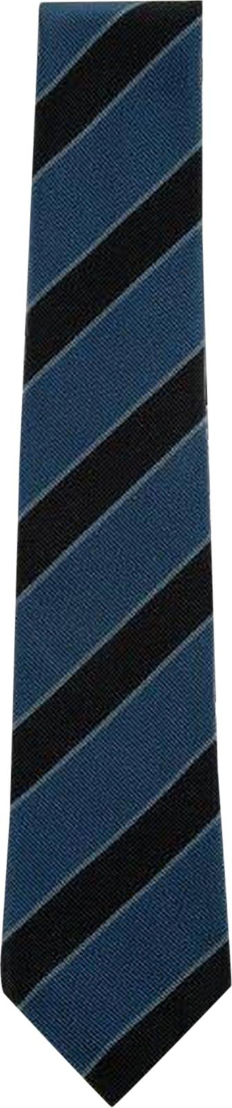 Visvim Stripe Silk Tie 'Blue'