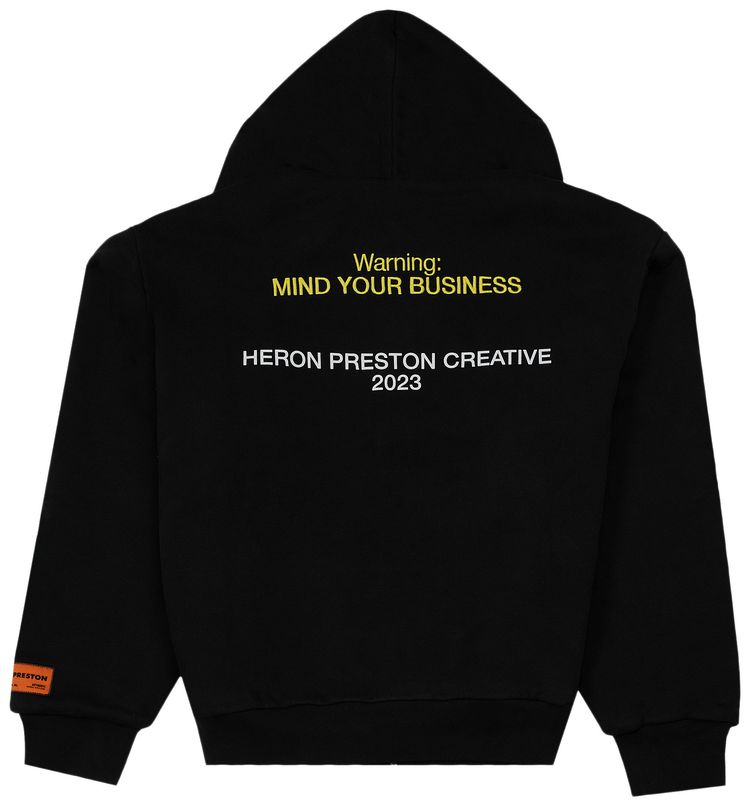 Heron Preston HPC Security Hoodie BlackWhite