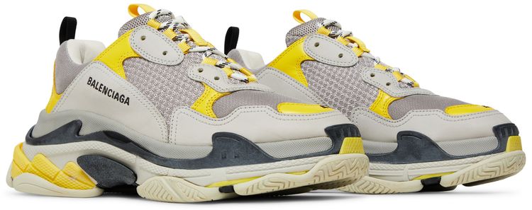 Balenciaga Triple S Sneaker Yellow Grey 2019