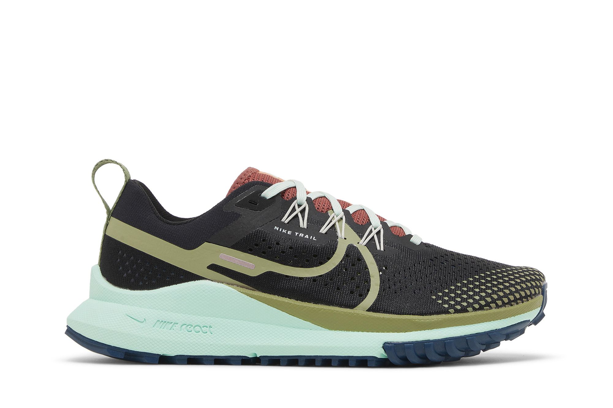 Buy Nike Wmns React Pegasus Trail 4 'Black Alligator Mint