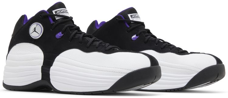 Air Jordan Jumpman Team 1 White Black Field Purple