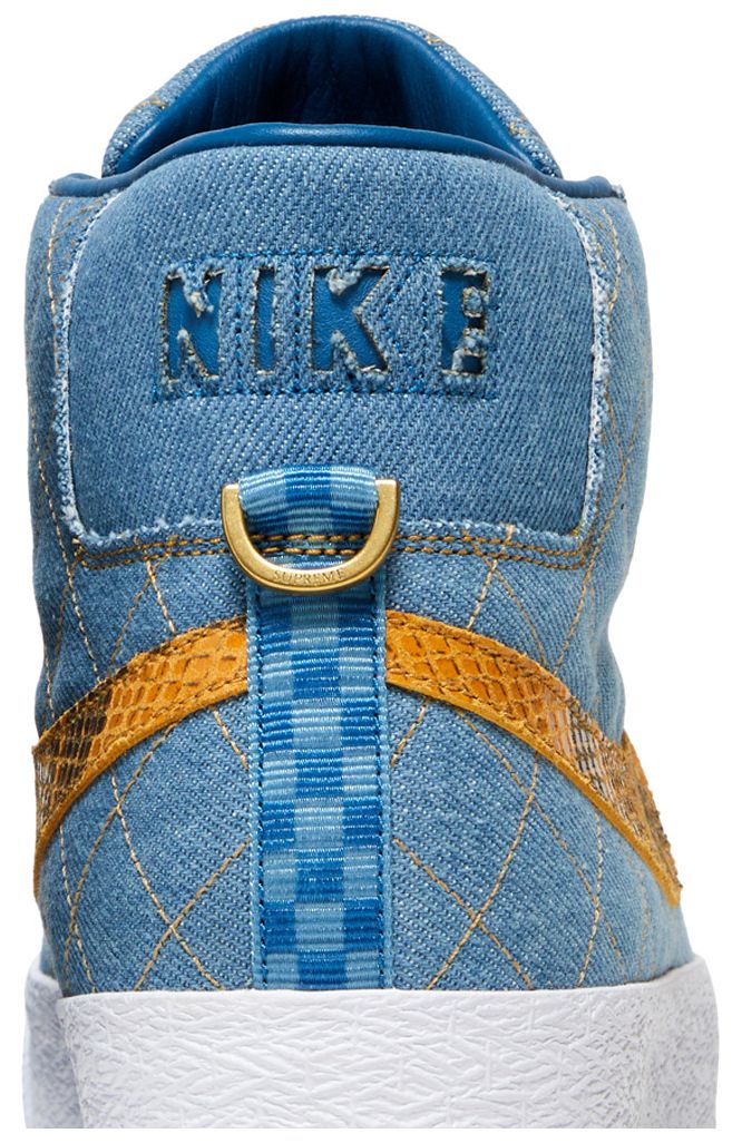 Nike Supreme x Zoom Blazer Mid QS SB Denim Sample