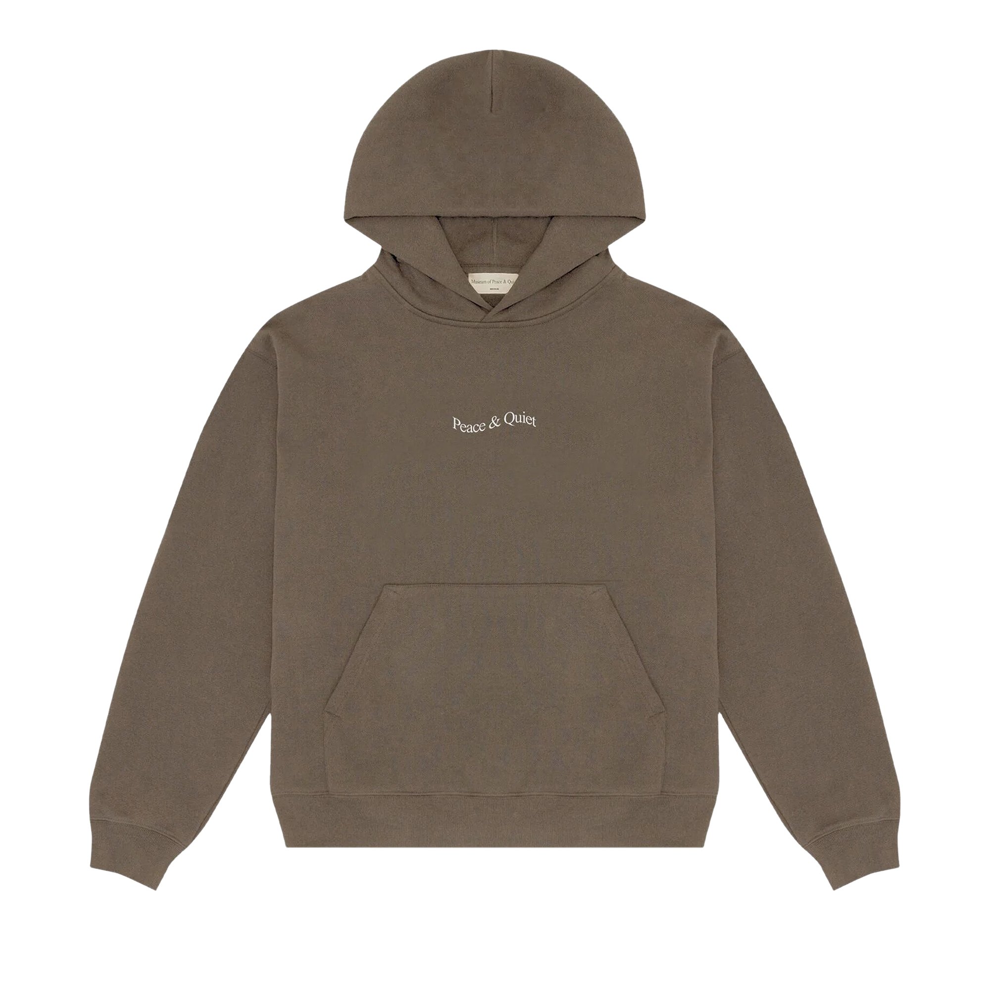 Buy Museum of Peace & Quiet Wordmark Hoodie 'Clay' - MOPQ FW23 13