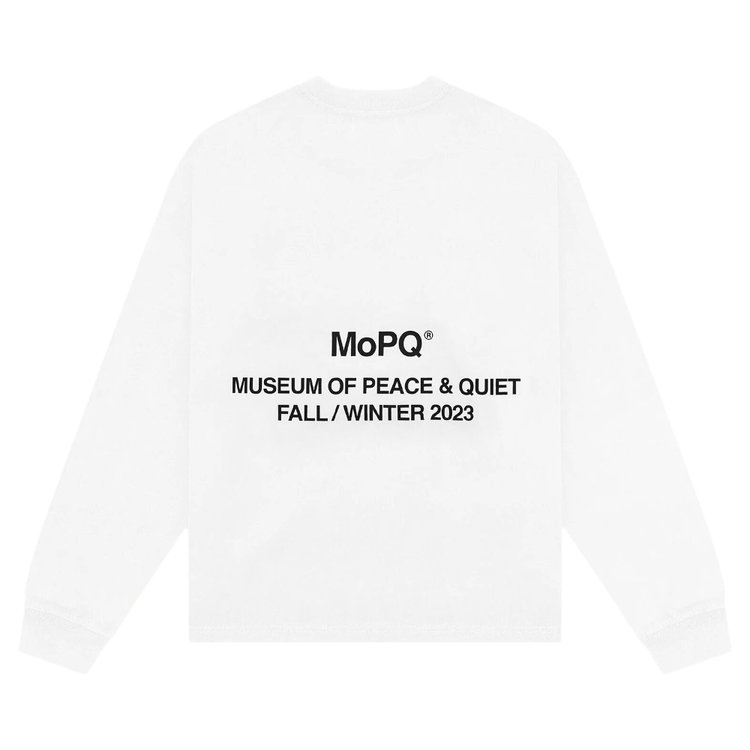 Museum of Peace  Quiet Long Sleeve Shirt White