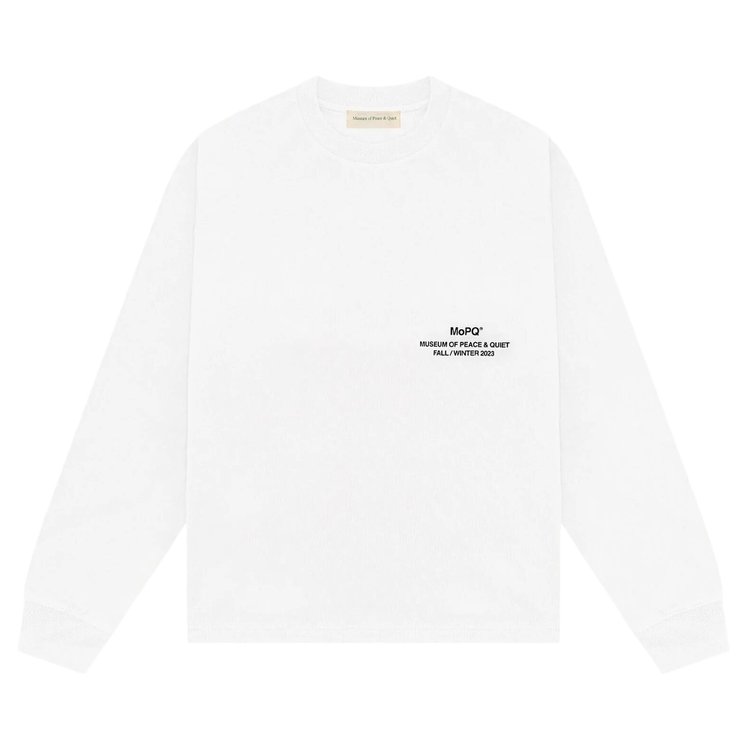 Museum of Peace  Quiet Long Sleeve Shirt White