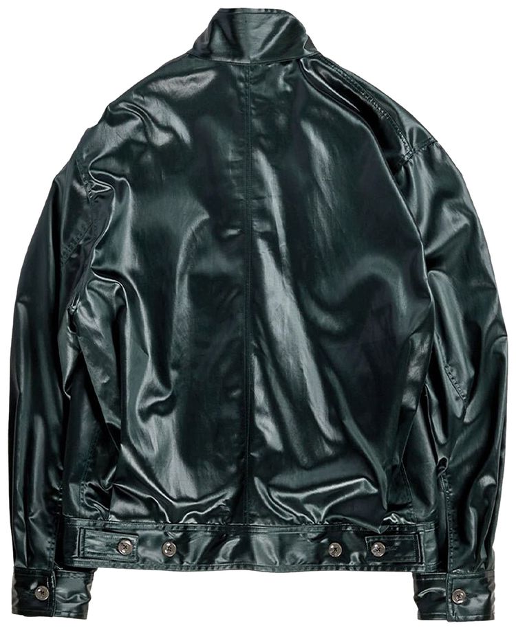 Song for the Mute Zip Up Funnel Jacket Green