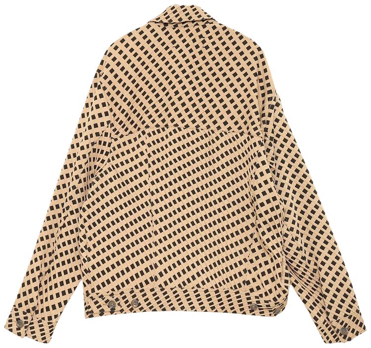 Song for the Mute Worker Jacket BeigeBlack