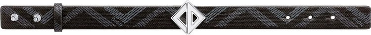 Dior Diamond Bracelet BlackSilver