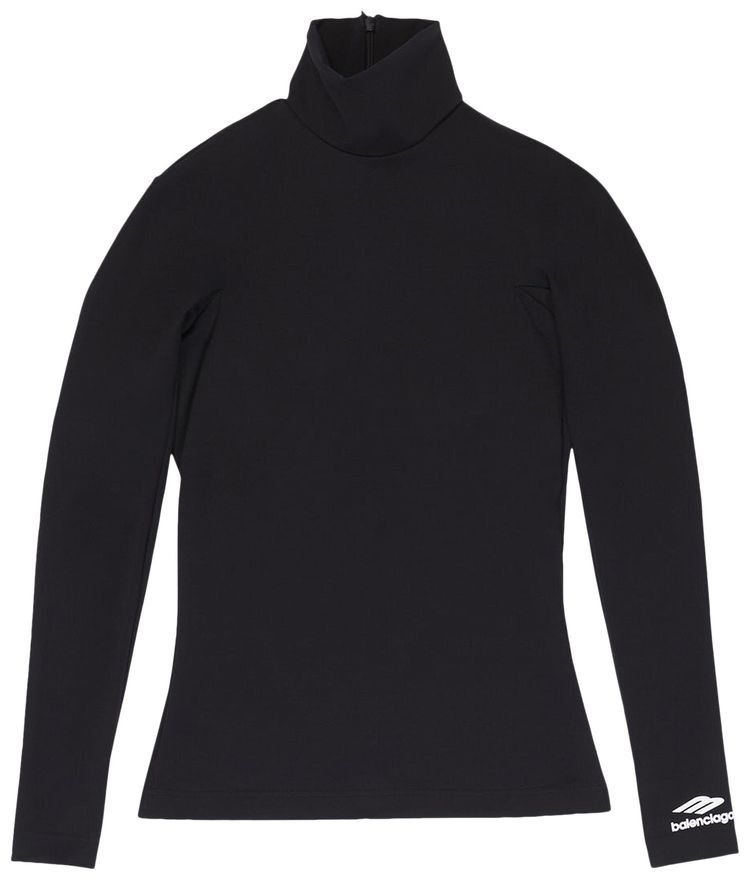 Balenciaga Turtleneck Top White